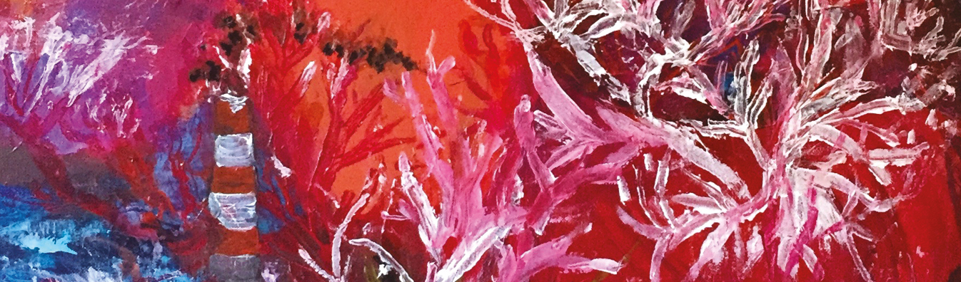 Coal v Coral by Lynne Podgorski, Just Art 2017 finalist