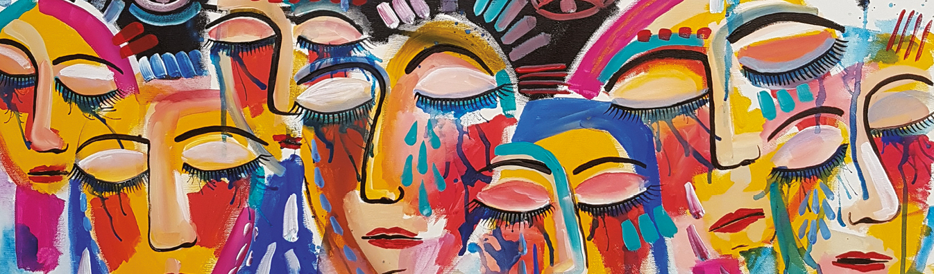 The plight of the victims, by Amani Haydar, Just Art 2019 finalist