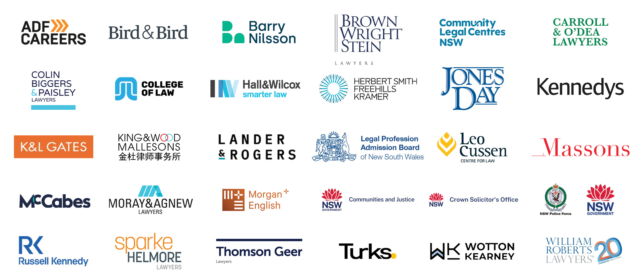 2026 Careers Summit Exhibitor Logos